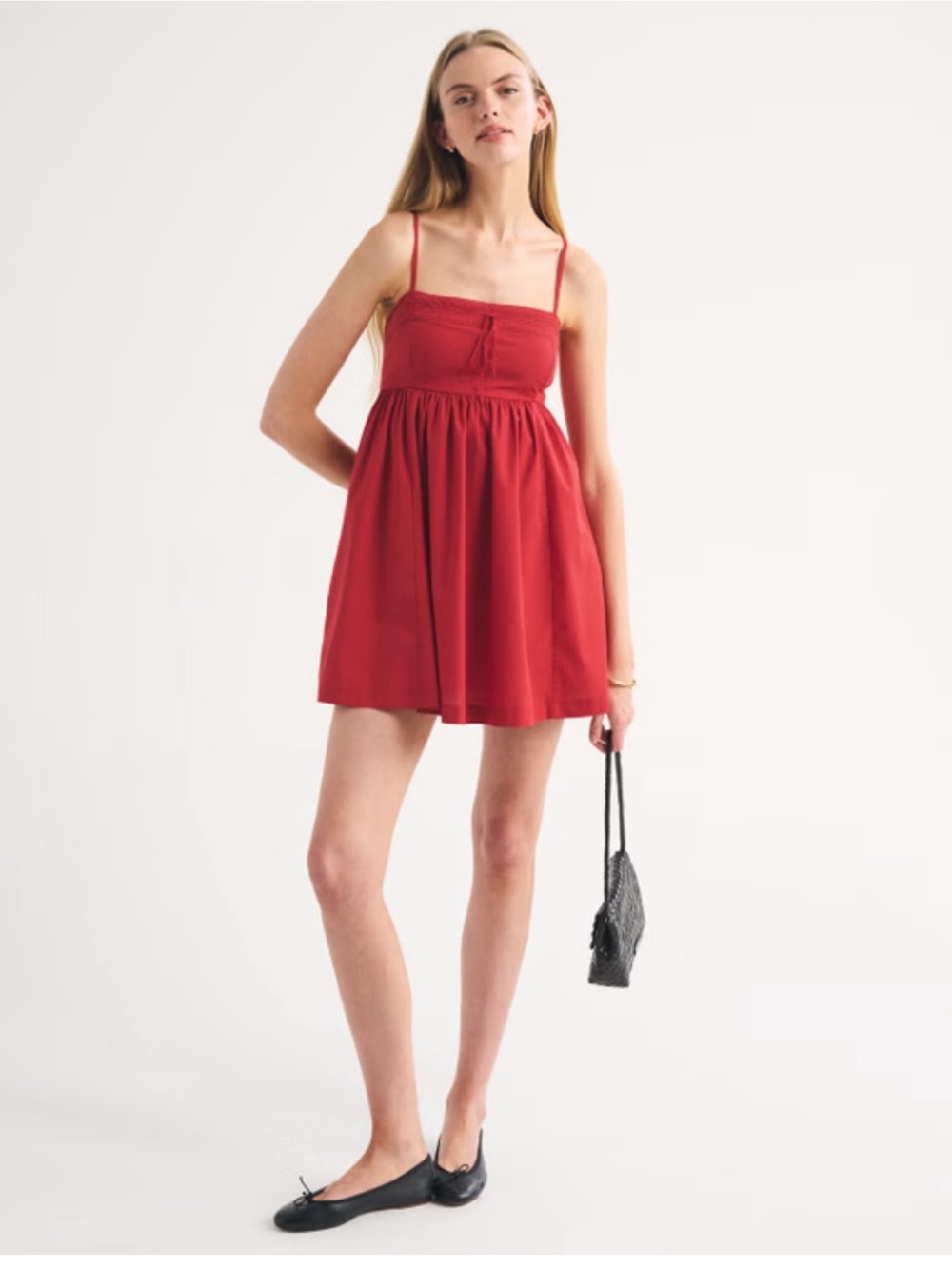 Abercrombie & Fitch Emerson Babydoll Skort SMALL PETITE